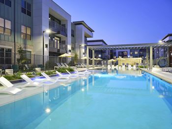 a swimming pool at the residences at city center apartments